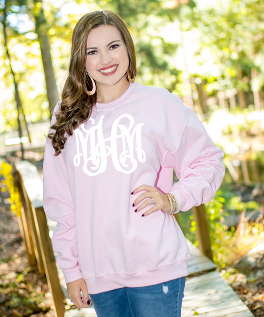 monogram crewneck sweatshirt