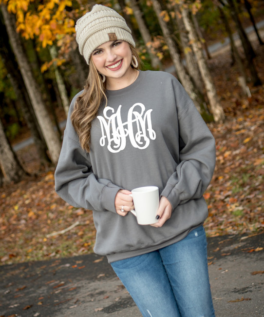 monogram crewneck sweatshirt