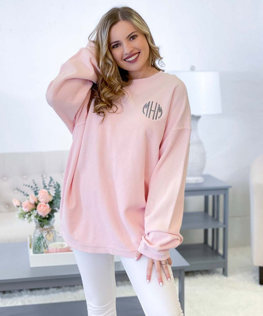 Monogrammed Camden Crew Neck Sweatshirt