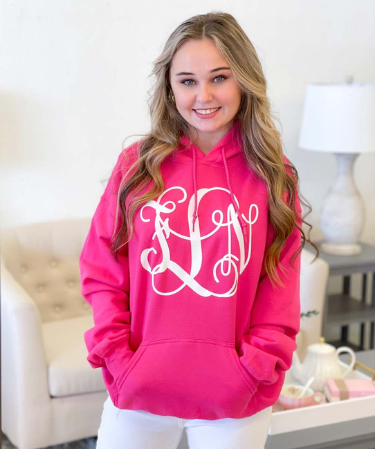 Full Monogrammed Hooded Sweatshirt