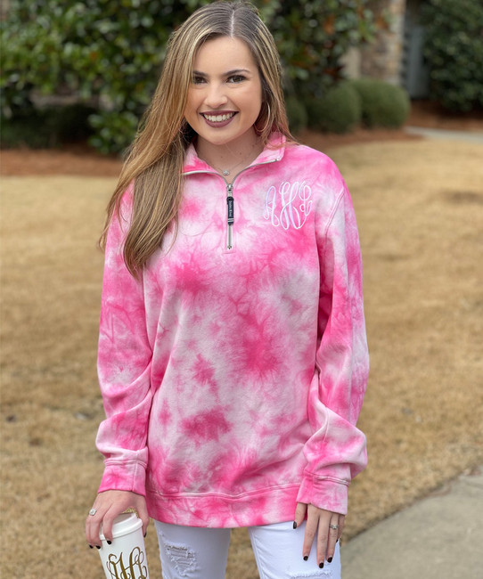 Monogrammed Tie Dye Hoodie  Tie dye, Tie dye hoodie, Pink tie dye