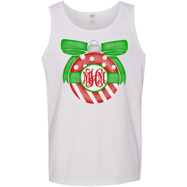 Monogrammed Stripes And Dots Ornament Graphic Tee Shirt