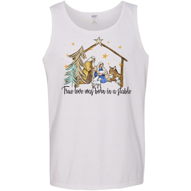 True Love Was Born In A Manger Graphic Shirt