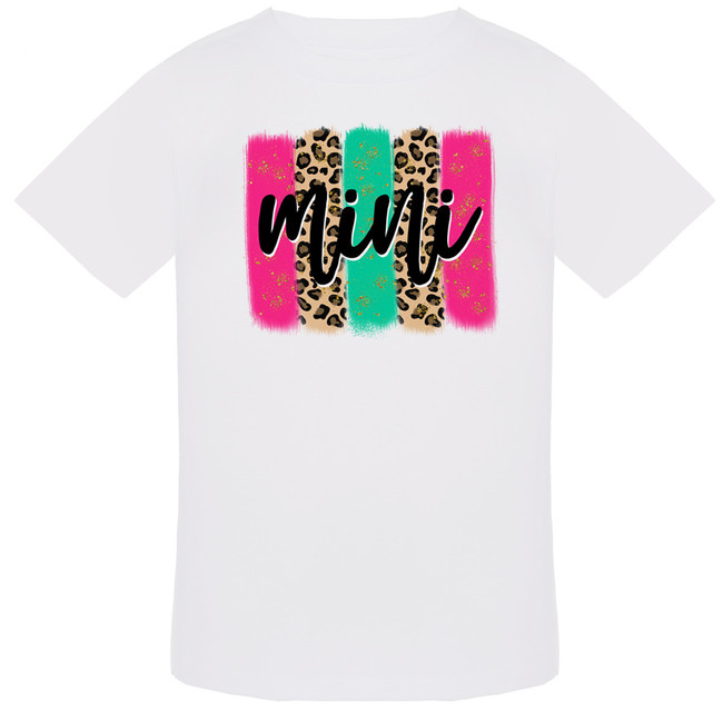 Mini Leopard Brush Strokes Graphic T-Shirt
