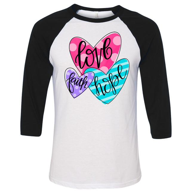 Graphic raglan tee Clearance