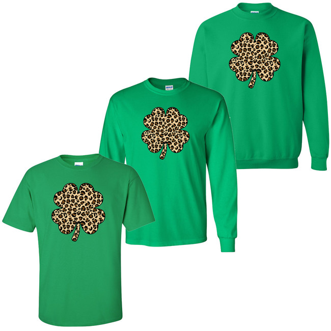 Leopard Shamrock T-Shirt