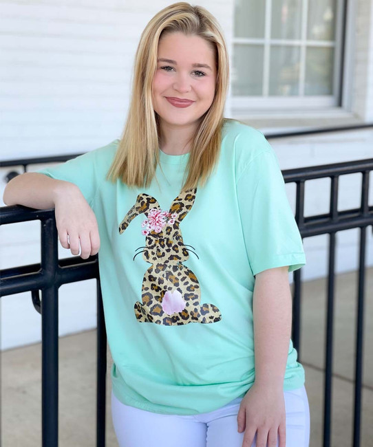 Leopard Easter Bunny Shirt
