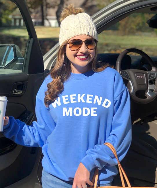 Hello on sale weekend sweatshirt