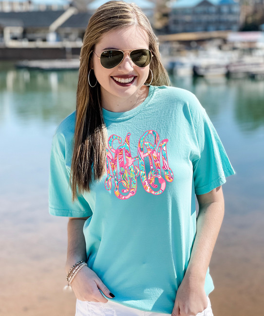 Monogram tee shirts clearance