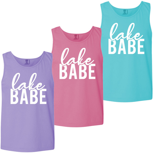 Lake Babe Comfort Colors Tank Top