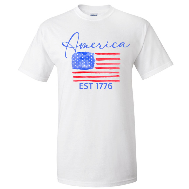Monogrammed Patriotic Tee Shirt