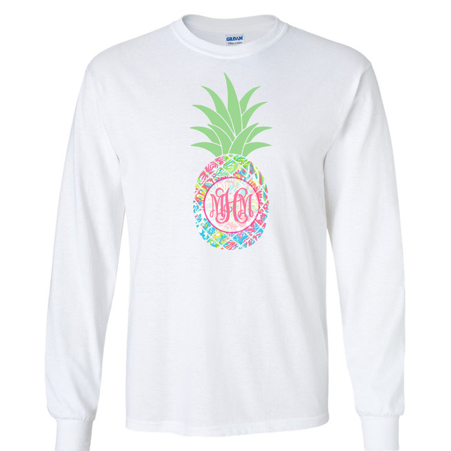 Personalized Lilly Pineapple Graphic T-Shirt