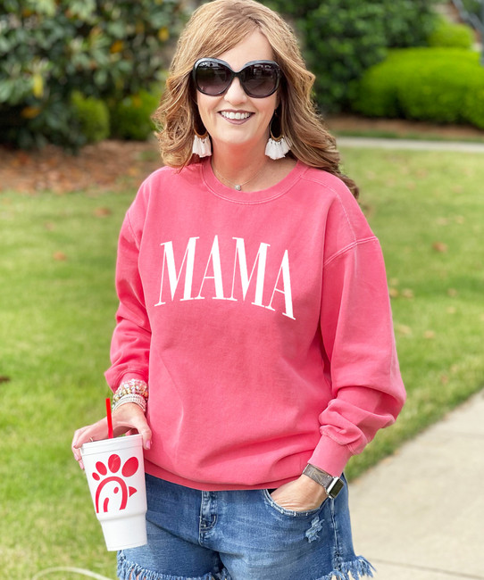 Mama Comfort Colors Sweatshirt