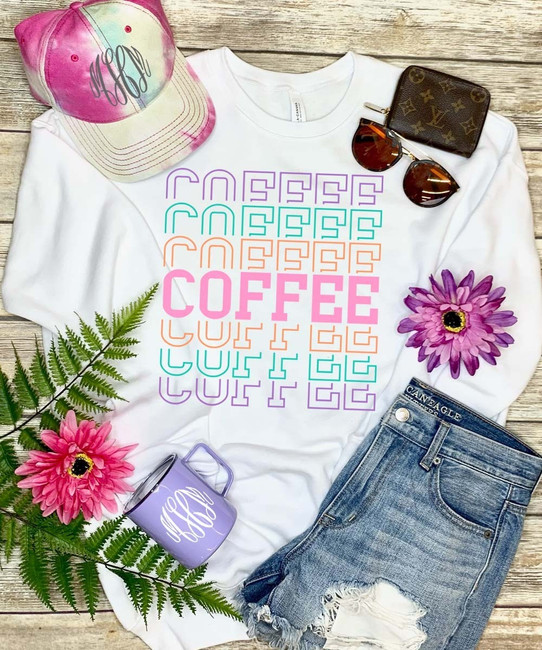 Coffee Stacked Graphic Tee