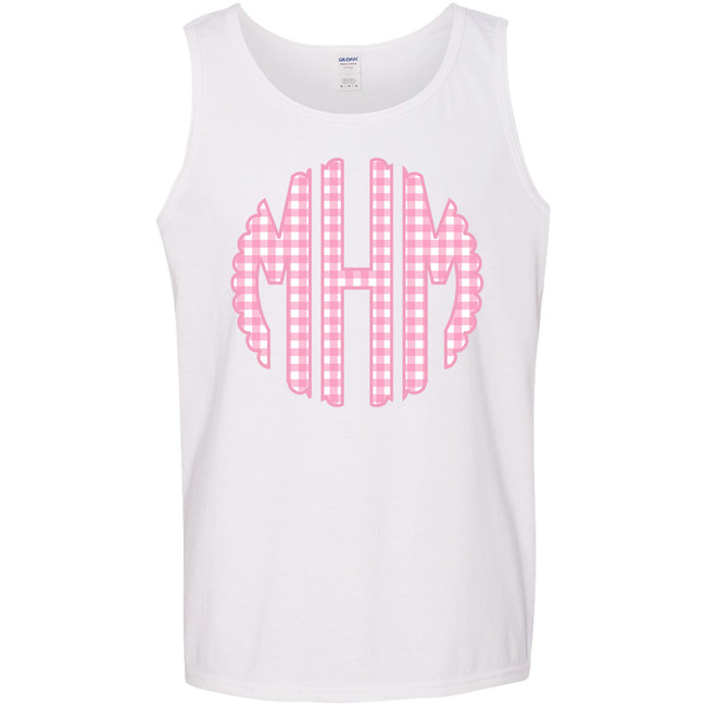 Gingham Monogram Graphic Shirt