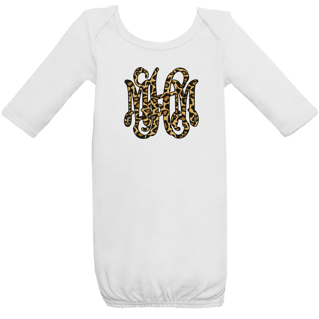 Leopard Monogram Infant Graphic Shirt