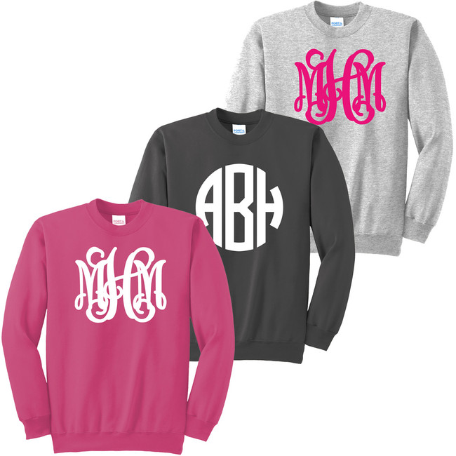 Youth Party On Full Monogrammed Sweatshirt