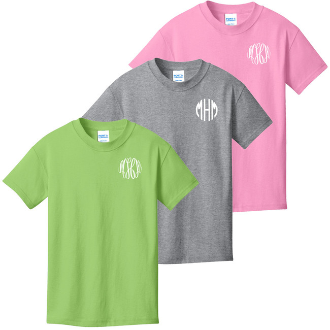 Monogrammed Infant/Toddler Shirt