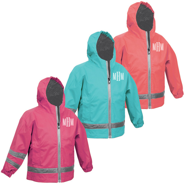 Born to Be Sassy Monogrammed Infant and Toddler Full Zip Hooded Jacket