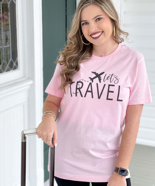 Lets Travel Bella Canvas Shirt