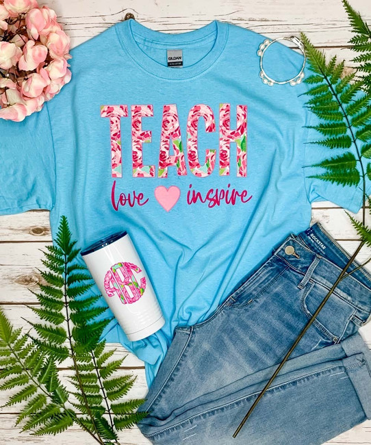 Teach Love Inspire Lilly Graphic Shirt