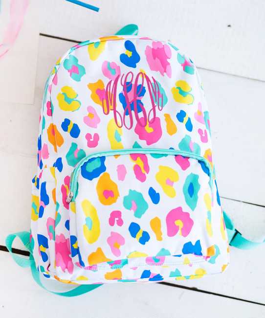 Personalized Fun Leopard Backpack