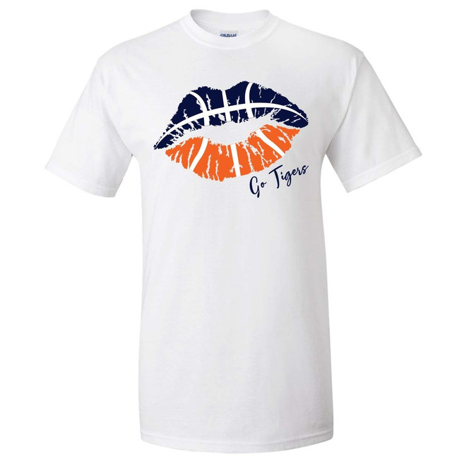 Basketball Lips Graphic Tee Shirt