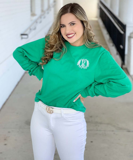 Monogrammed Long Sleeve Shirt