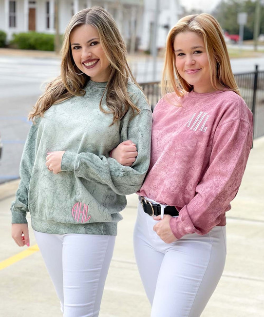 Born to Be Sassy Full Monogrammed Crewneck Sweatshirt