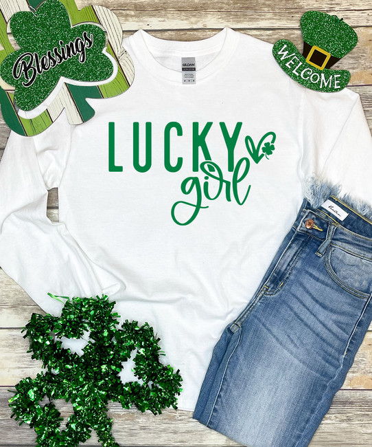 Lucky Girl Graphic Tee