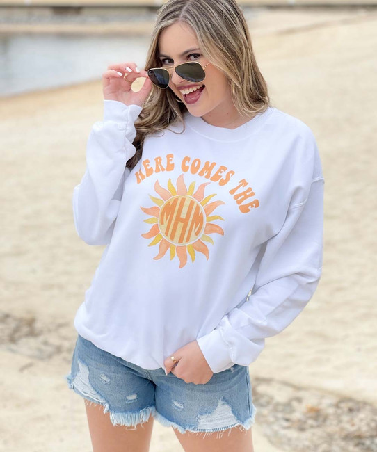 Monogrammed Here Comes The Sun Graphic Shirt