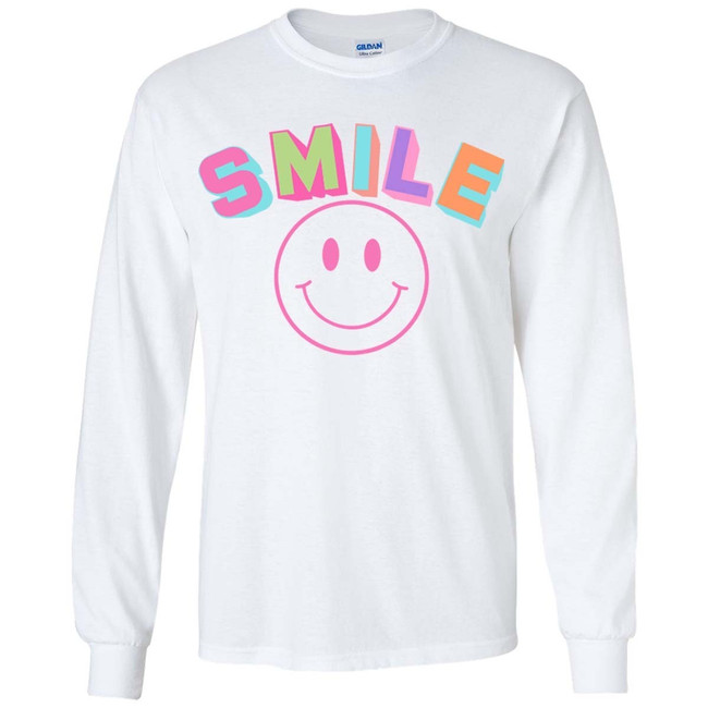 Smile With Face Graphic Shirt