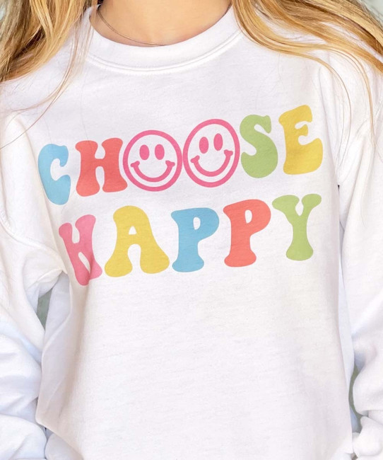 Choose Happy Graphic Shirt