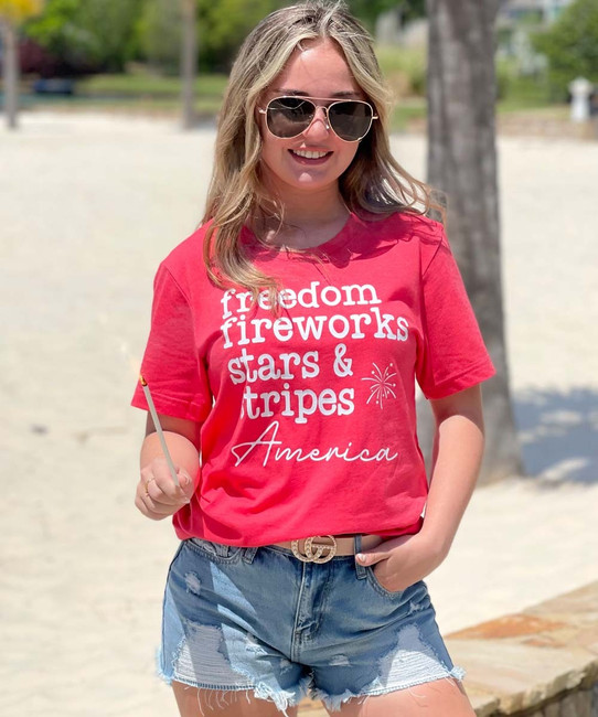 Freedom Fireworks Stars And Stripes Shirt