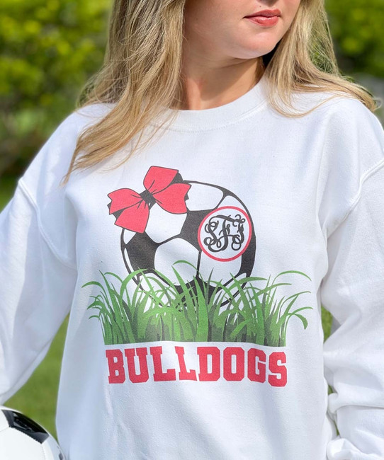 ★BORN CHAMPS★OVERSIZED FOOTBALL TEE/OVERSIZED SOCCER TEE★ Football Tee With Front Logo｜Sumwon