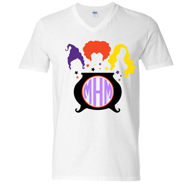 Monogrammed Hocus Pocus Graphic Tee Shirt