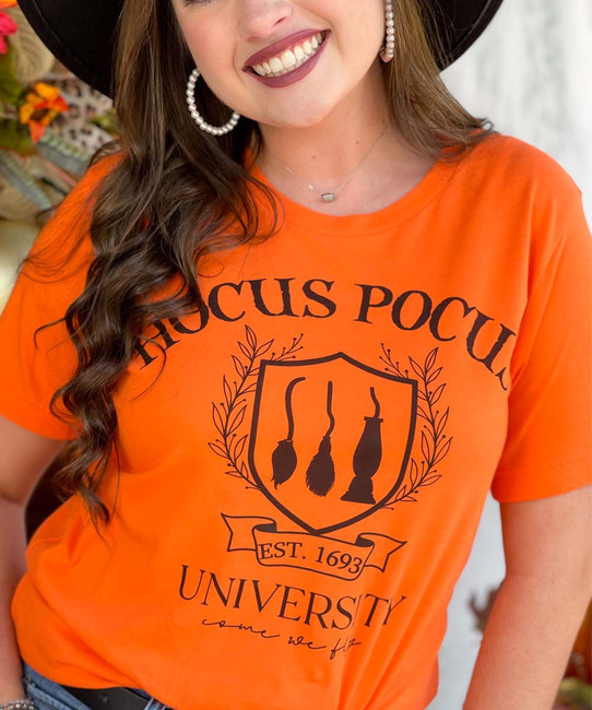Hocus Pocus University Bella Canvas Tee