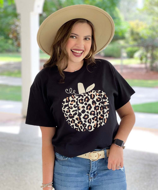 Leopard Pumpkin Shirt