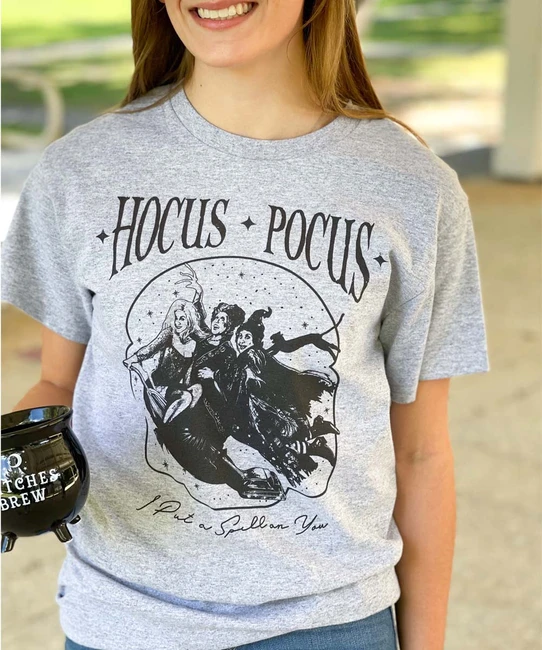 Hocus Pocus I Put A Spell On You Graphic Shirt