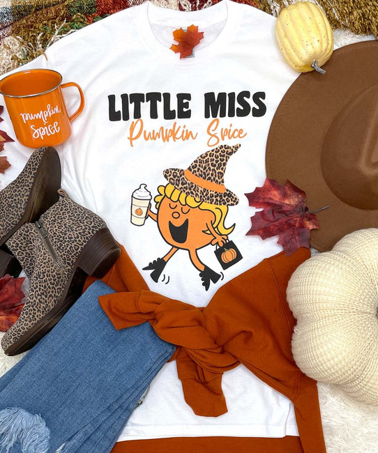 Little Miss Pumpkin Spice Graphic T-Shirt