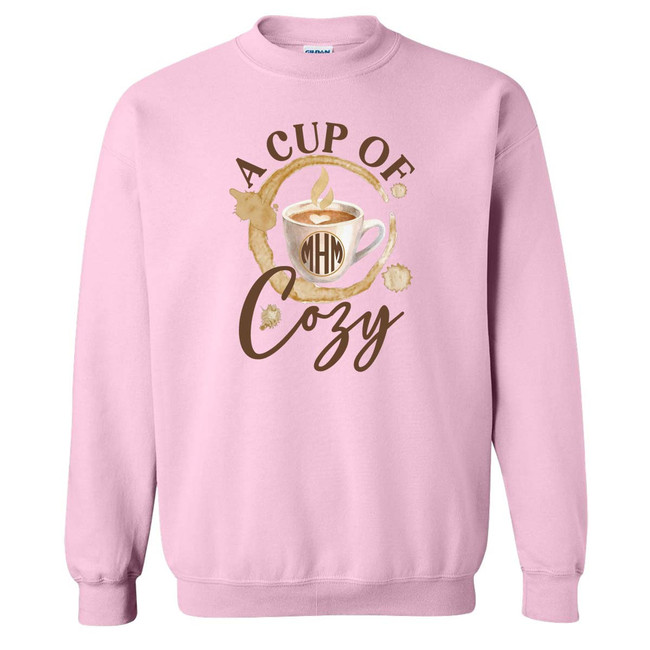 Monogrammed A Cup Of Cozy Shirt