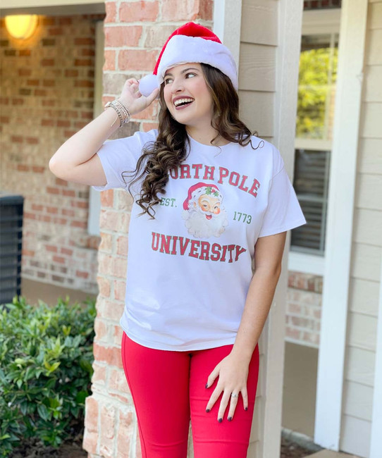  North Pole University Graphic Shirt 