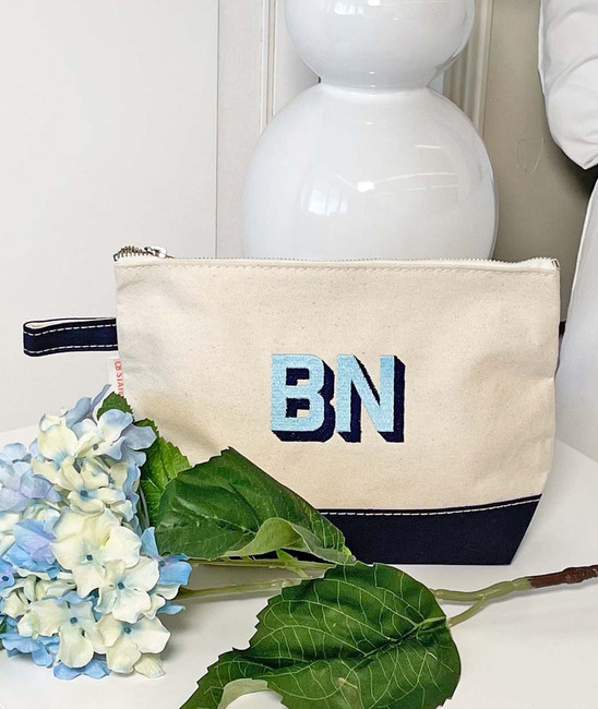  Shadow Block Monogram Make-Up Bag - DOORBUSTER 