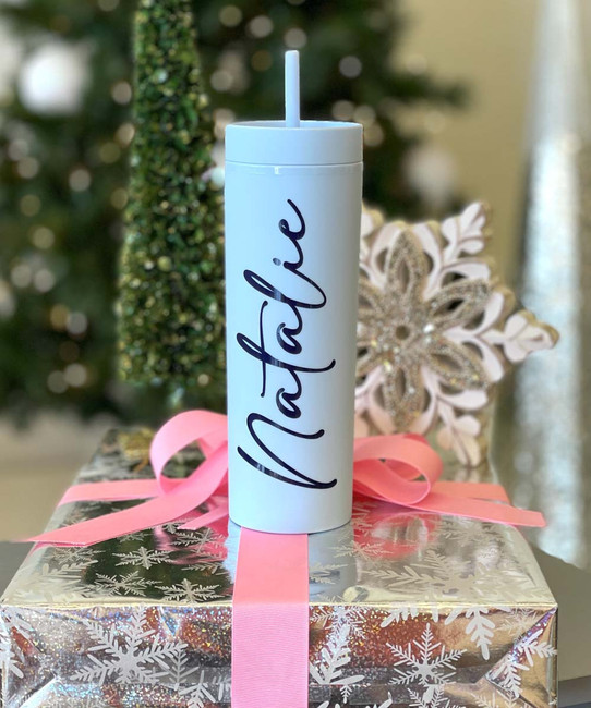  Personalized Skinny Tumbler - DOORBUSTER 