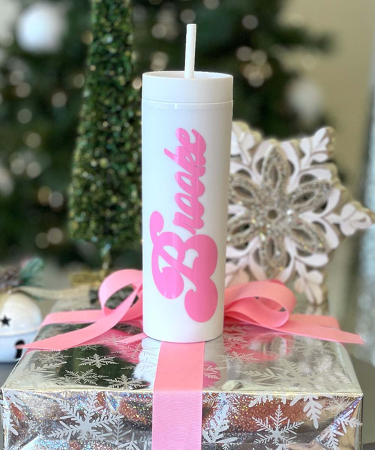  Personalized Skinny Tumbler - DOORBUSTER 