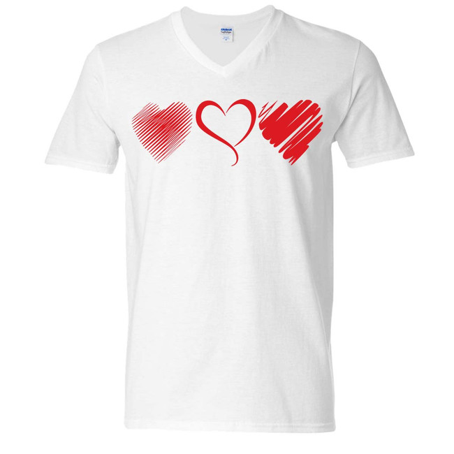 Red Heart Trio Graphic Tee 