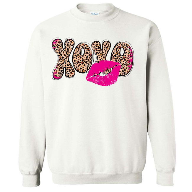  Leopard XOXO Valentine's Day Graphic Tee 