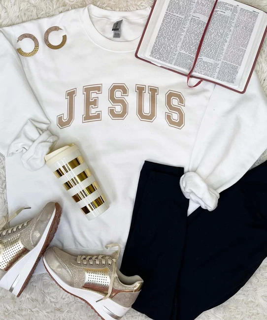  Jesus Graphic Shirt 