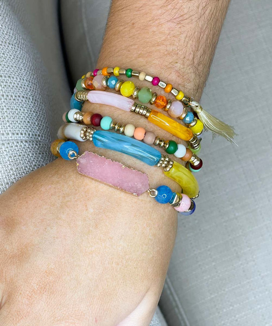  Eye Catcher Stackable Bracelets 