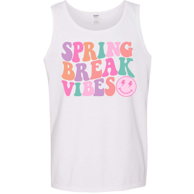  Retro Spring Break Vibes Graphic Shirt 